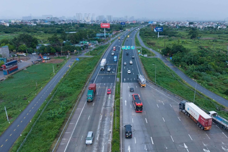 Cao tốc Pháp Vân - Cầu Giẽ. (Ảnh: Thế Anh)