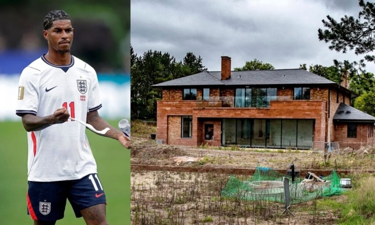 Người dân gần khu đất của Marcus Rashford lo ngại cỏ dại lan sang khu vực lân cận khi công trường bị bỏ trống trong thời gian dài. Ảnh: Mancpicss66