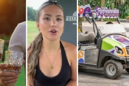 Hot girl sân golf thường xuyên bị hỏi câu "nhạy cảm", bị các tay golf gạ gẫm