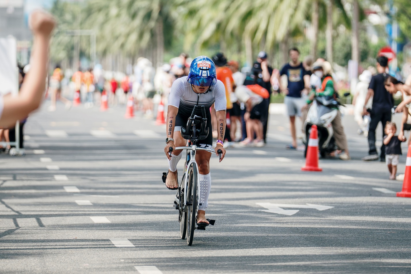 Anh Lâm Quang Nhật ghi nhận thành tích thi đấu ấn tượng tại giải VNG IRONMAN 70.3 Đà Nẵng 2026. (Ảnh: Lâm Quang Nhật)
