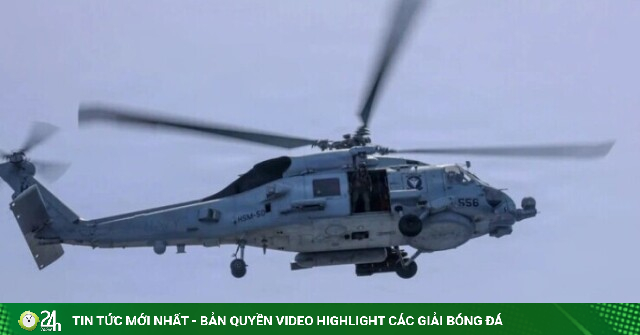 Trực thăng MH-60S Seahawk của Hải quân Mỹ rơi xuống biển Ả Rập