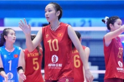 Dàn chân dài U18 Việt Nam đấu sao trẻ Hàn Quốc cao 1m93 tại giải bóng chuyền châu Á