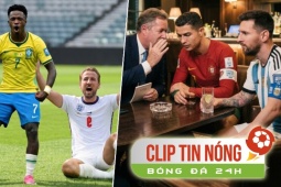 Nhà báo thân Ronaldo mỉa mai Messi, ĐT Anh được dự đoán thua Brazil ở tứ kết World Cup (Clip tin nóng)