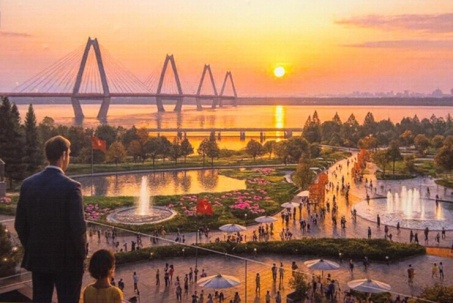 Hai bờ sông Hồng sẽ thay đổi ra sao trong quy hoạch Hà Nội tầm nhìn 100 năm?