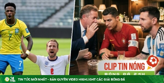 Nhà báo thân Ronaldo mỉa mai Messi, ĐT Anh được dự đoán thua Brazil ở tứ kết World Cup (Clip tin nóng)