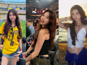 Hot girl Trung Quốc bị chê là fan "phong trào", chi 180 triệu đồng xem tận mắt World Cup