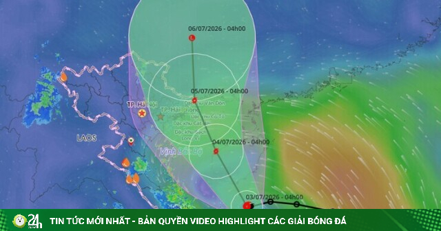 Biển Đông đón bão số 1 giật cấp 10, hướng về vùng biển Quảng Ninh - Hải Phòng