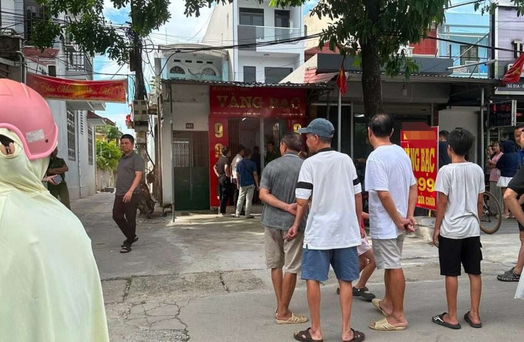Khu vực xảy ra vụ cướp tài sản. Ảnh: T.N.