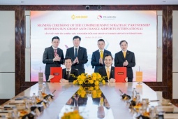 Sun Group và Changi Airports International mở rộng hợp tác chiến lược góp phần phát triển hạ tầng hàng không Việt Nam
