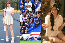 Hot girl Việt dành tình yêu cho Cape Verde, hy vọng "tí hon" hạ đội Messi & Argentina