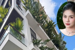 Biệt thự 1.000 m2 'phủ cây xanh mọi ngóc ngách' của Vân Trang
