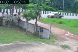 Video khoảnh khắc bé trai 11 tuổi lao xe vào đoàn nhà sư Thái Lan, 10 người chết