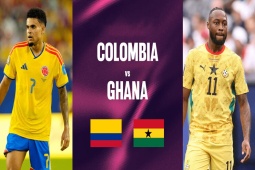 Trực tiếp bóng đá Colombia - Ghana: Đại diện Nam Mỹ lấn lướt (World Cup)