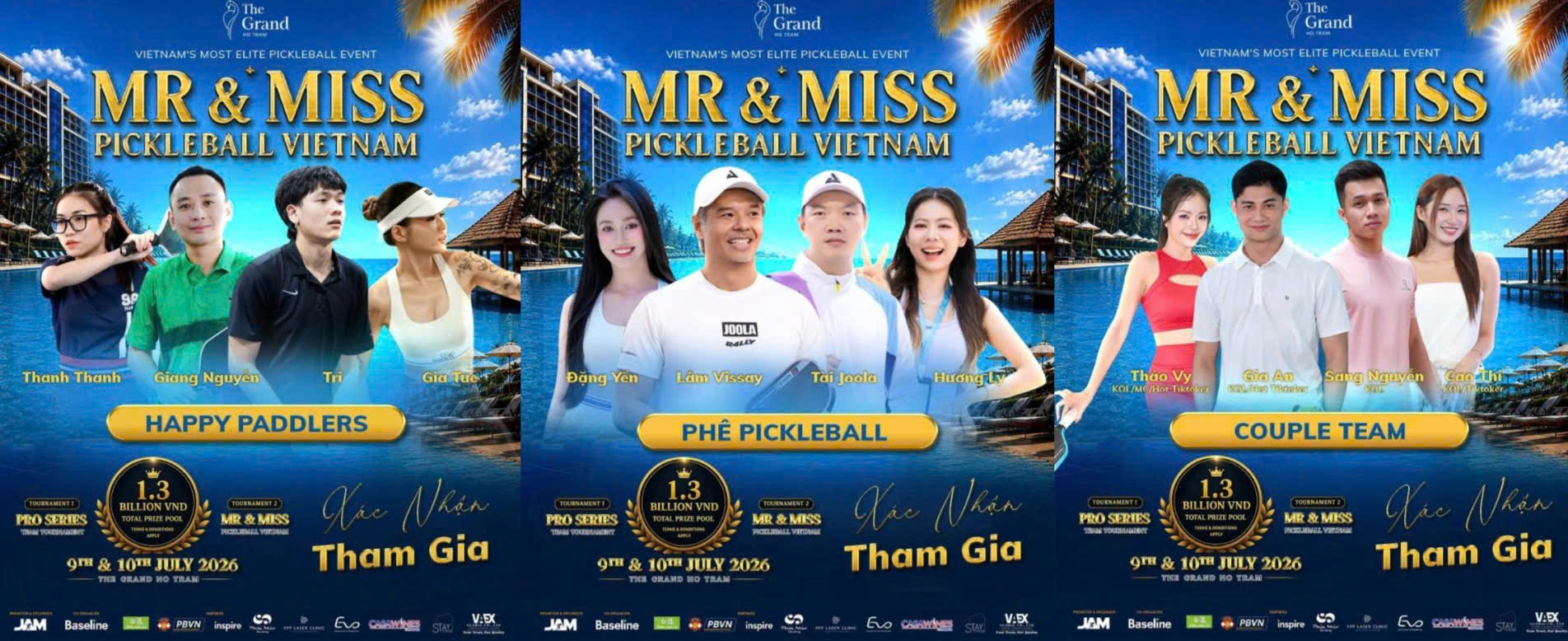Mr & Miss Pickleball Vietnam 2026 quy tụ nhiều gương mặt nổi tiếng - 3
