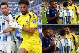 Messi ngả mũ trước Cape Verde, nói gì với thủ môn Vozinha sau trận?