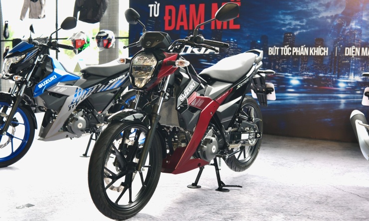 Satria 2026 vẫn giữ kiểu dáng underbone đặc trưng. Ảnh: Hồ Tân