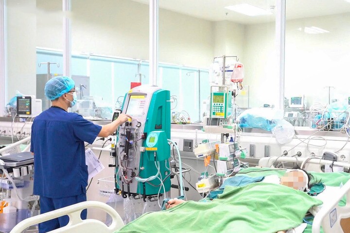 Chỉ trong hai tháng mùa hè, bệnh viện đã tiếp nhận khoảng 20 trường hợp trẻ đuối nước (Ảnh: BVCC)