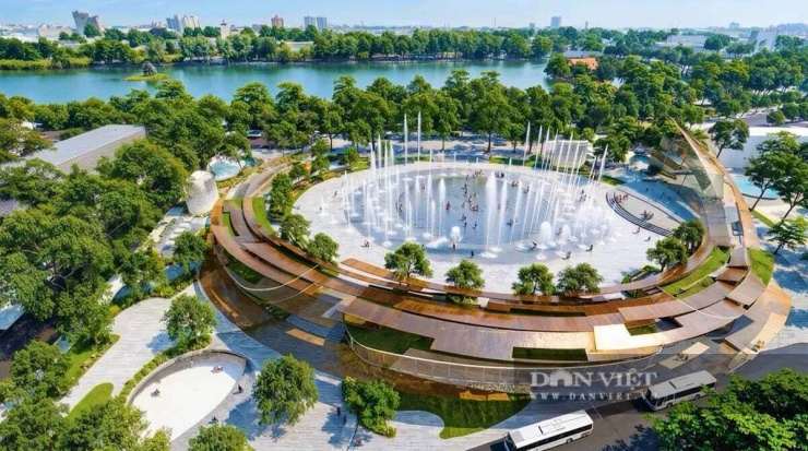 Trên mặt đất, ưu tiên được dành cho công viên, quảng trường, cây xanh và các công trình văn hóa công cộng nhằm nâng cao chất lượng môi trường sống.