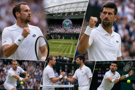 Video tennis Djokovic - Safiullin: Tie-break đỉnh cao (Wimbledon)