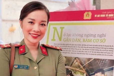 Đại uý công an, diễn viên Minh Hương: Tuổi 40 đi qua nhiều giông bão…