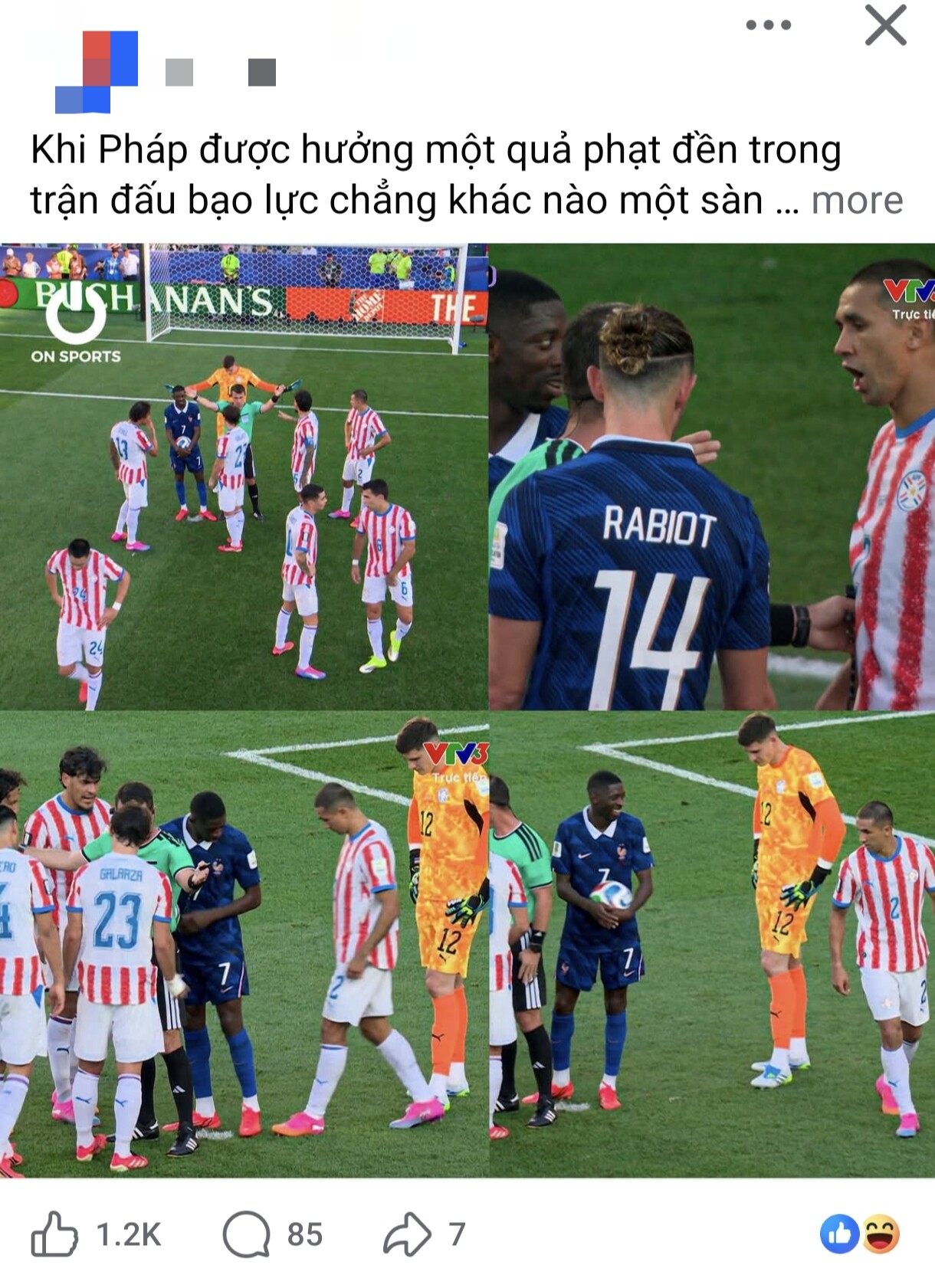 Tình huống được nhắc nhiều.