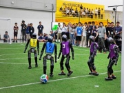Độc đáo giải World Cup cho robot: Khi AI cũng biết sút bóng như siêu sao