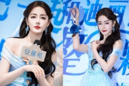Địch Lệ Nhiệt Ba vướng tranh cãi vì váy áo: Ngại mặc hở nhưng chọn váy xẻ sâu?