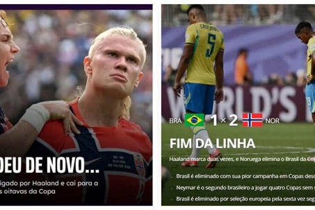 Truyền thông Brazil dội mưa chỉ trích vào Ancelotti, gọi Haaland là "sao chổi"
