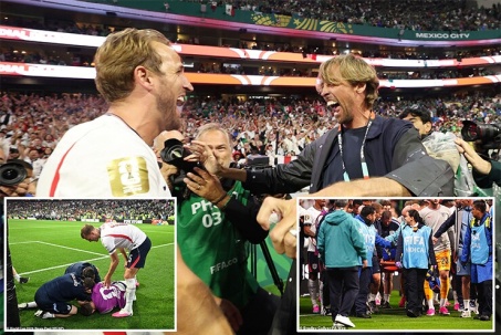 Harry Kane mất giọng, sao ĐT Anh chấn thương nặng vì ăn mừng chiến thắng Mexico