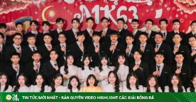 Một lớp học trường làng ở Nghệ An, có 22 học sinh đạt điểm 10
