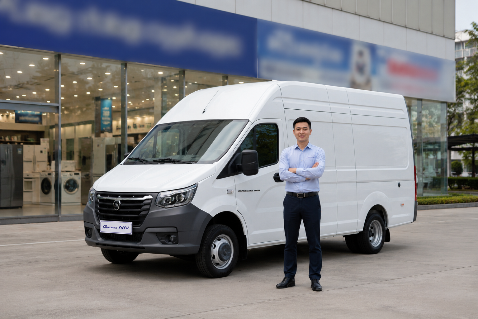 Gazelle NN Van lưu thông 24/7 như ô tô con nhờ khối lượng toàn bộ không lớn hơn 3.500 kg.