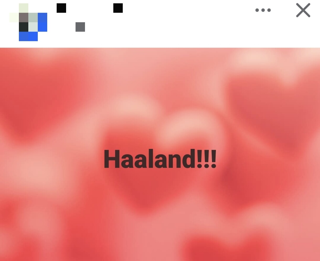 Haaland được dân mạng réo tên.