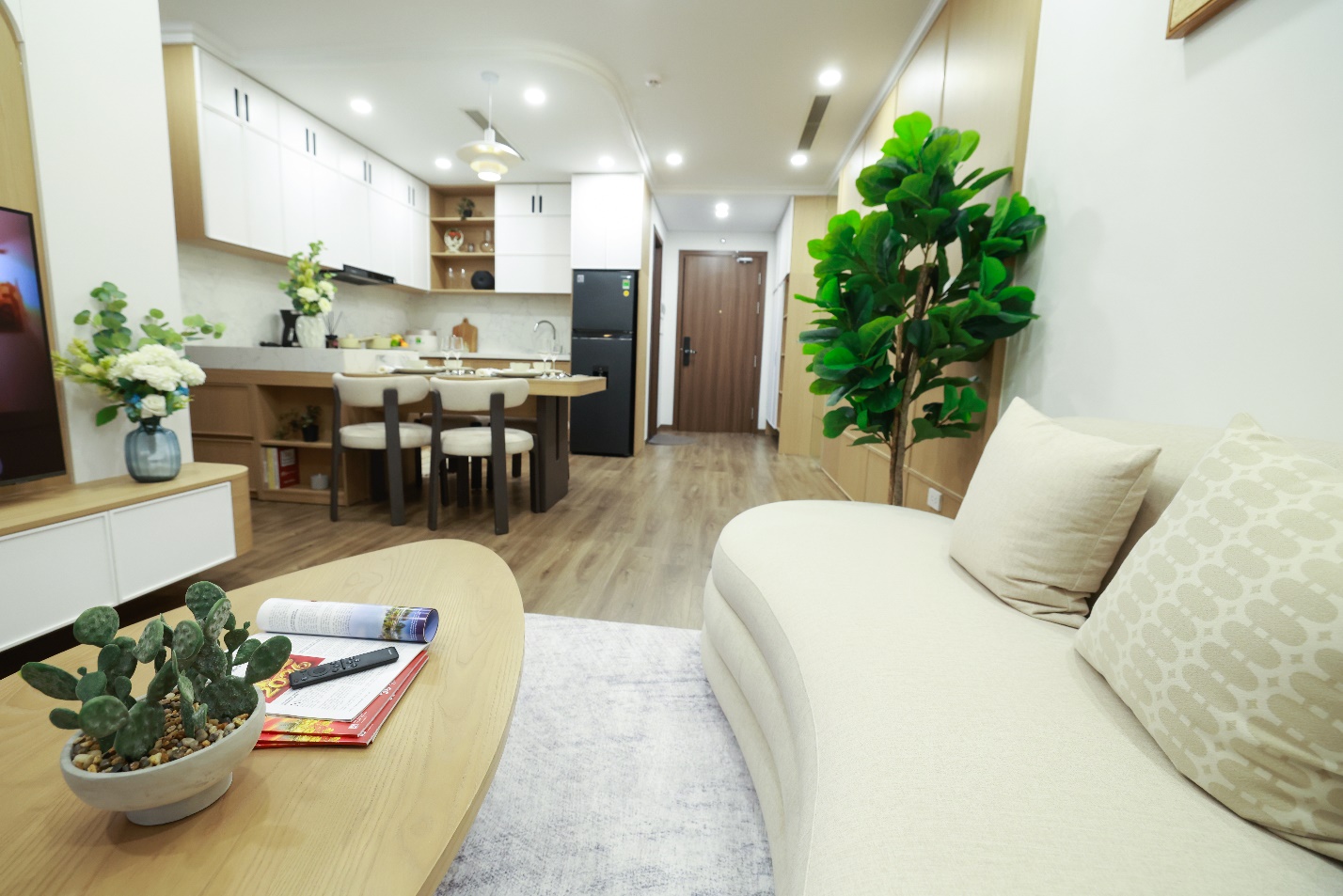 Căn hộ mẫu thực tế The Zenith Hải Phòng sở hữu tiêu chuẩn bàn giao cao cấp mang lại không gian sống tiện nghi đẳng cấp giữa trung tâm đô thị.