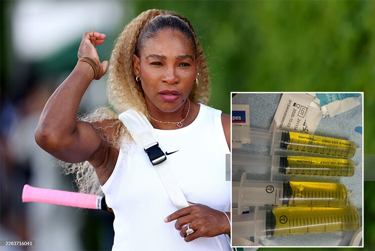 Nóng nhất thể thao chiều 7/7: Serena Williams gây sốc với hình ảnh hút dịch đầu gối sau Wimbledon