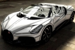 Chiêm ngưỡng siêu xe Bugatti độc bản "xương bằng sứ" có 1-0-2 trên thế giới
