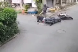 Công an vào cuộc vụ người đàn ông đạp vào đầu cô gái sau va chạm giao thông