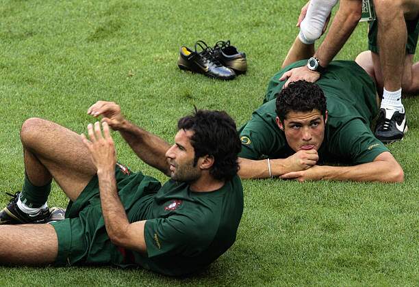 Ronaldo là cầu thủ trẻ nhất của Bồ Đào Nha ở World Cup 2006, khi Figo và nhiều bậc đàn anh vẫn còn thi đấu