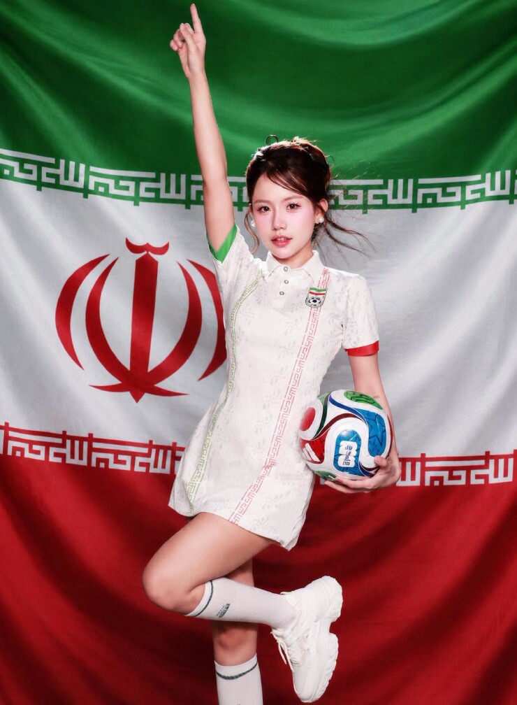 "Bóng hồng" sở hữu vẻ đẹp ngọt ngào, làn da "phát sáng" ở Nóng cùng World Cup - 4