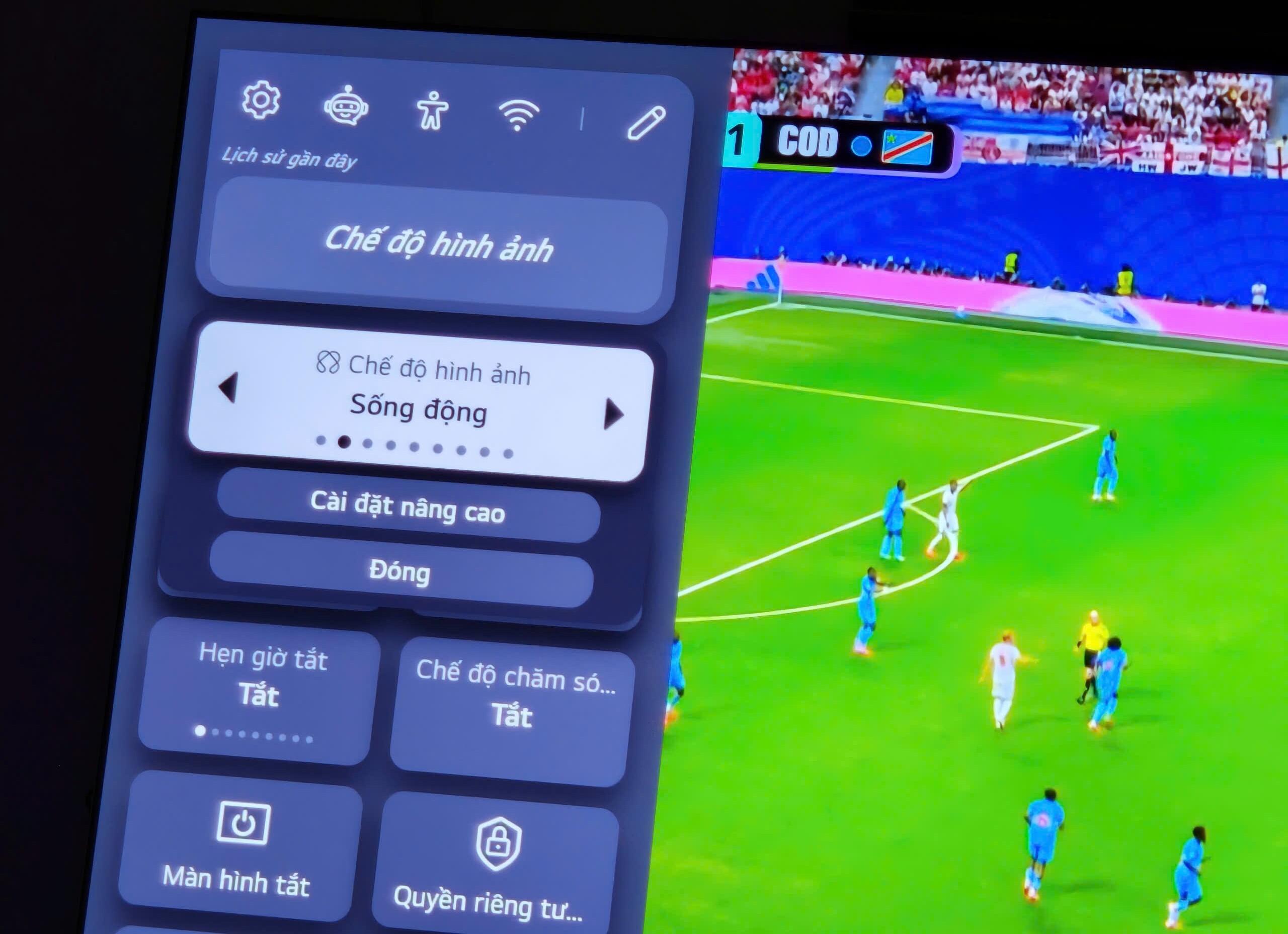Cách thiết lập chế độ Sống động trên TV LG 2026 chạy webOS 26.
