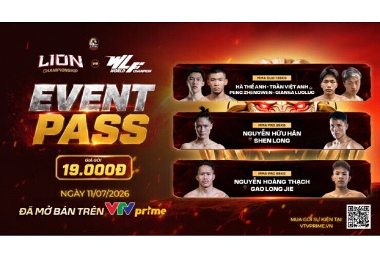 LION vs WLF - Đại chiến võ thuật Việt Nam và Trung Quốc, bùng nổ trên VTVprime