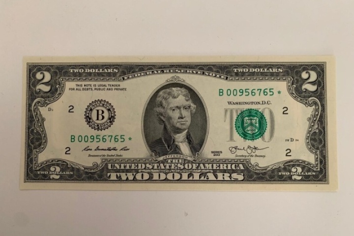 Vì sao tờ 2 USD là đồng tiền may mắn?
