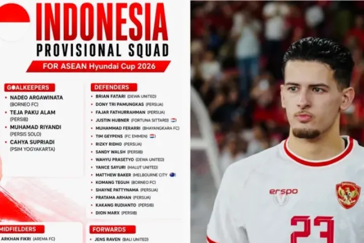 Indonesia gọi 14 cầu thủ con lai, quyết tranh nhất bảng với Việt Nam tại ASEAN Cup 2026