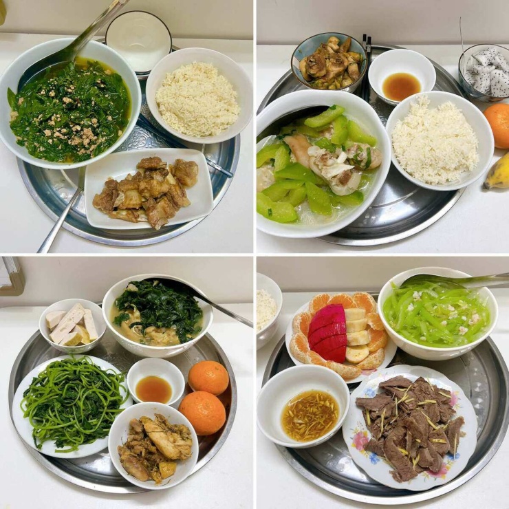 Mâm cơm cữ bố chồng nấu cho con dâu - 8