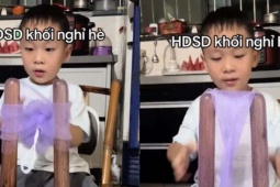 Clip 'hướng dẫn sử dụng khối nghỉ hè' hút 6 triệu view nhờ công nhân nhí 6 tuổi