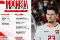 Indonesia gọi 14 cầu thủ con lai, quyết tranh nhất bảng với Việt Nam tại ASEAN Cup 2026