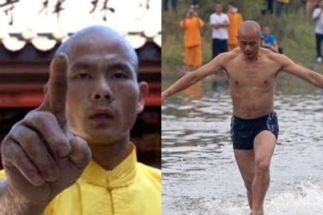 Cao thủ Thiếu Lâm chạy trên mặt nước hơn 100m, luyện tuyệt kỹ với 1 ngón tay