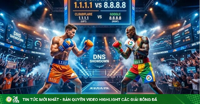 So kè tốc độ phân giải tên miền DNS giữa 8.8.8.8 và 1.1.1.1, ai nhanh hơn?