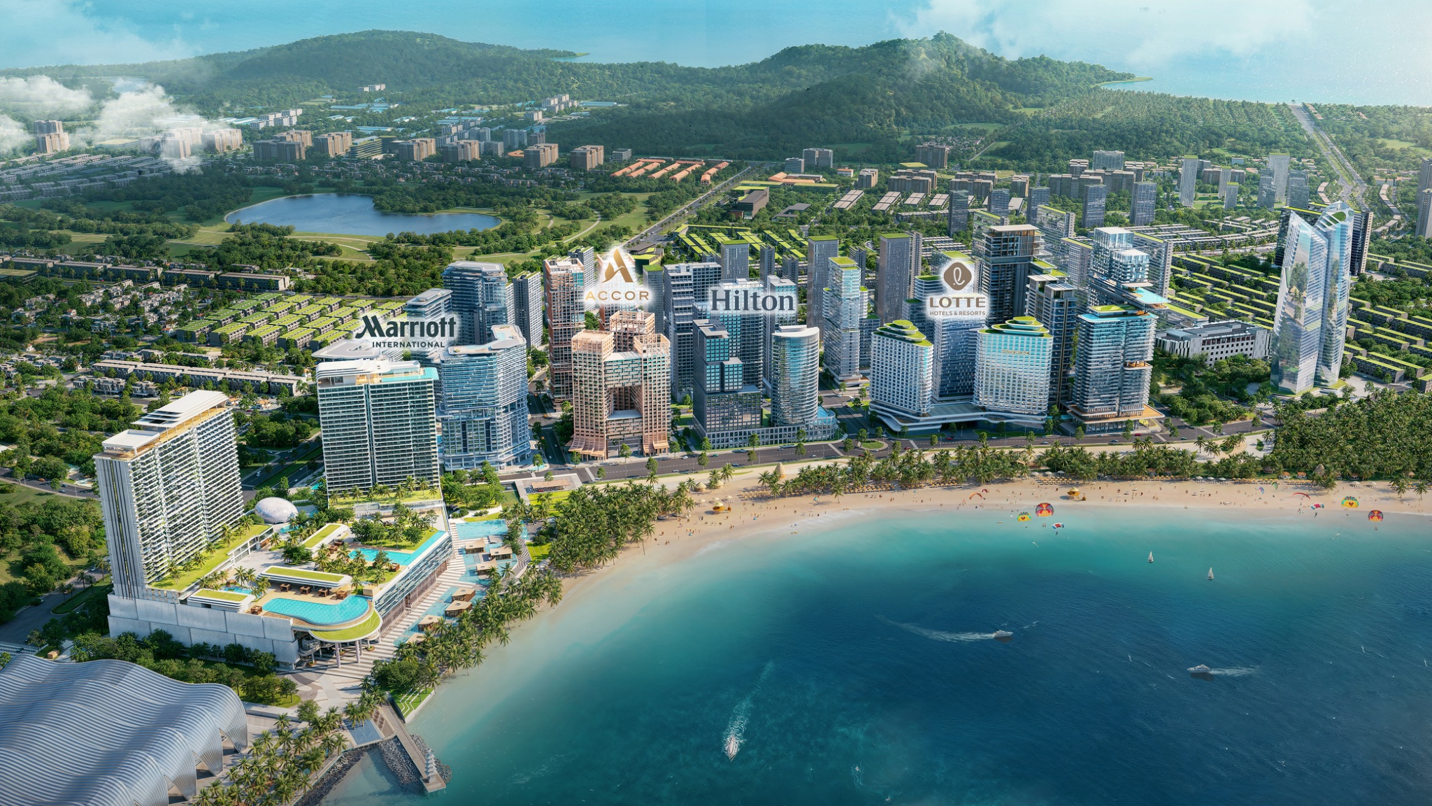 Các nhà đầu tư như Sun Group đang bắt tay các thương hiệu quốc tế để nâng chuẩn chất lượng dịch vụ phục vụ, đủ sức cạnh tranh với những trung tâm du lịch hàng đầu châu Á