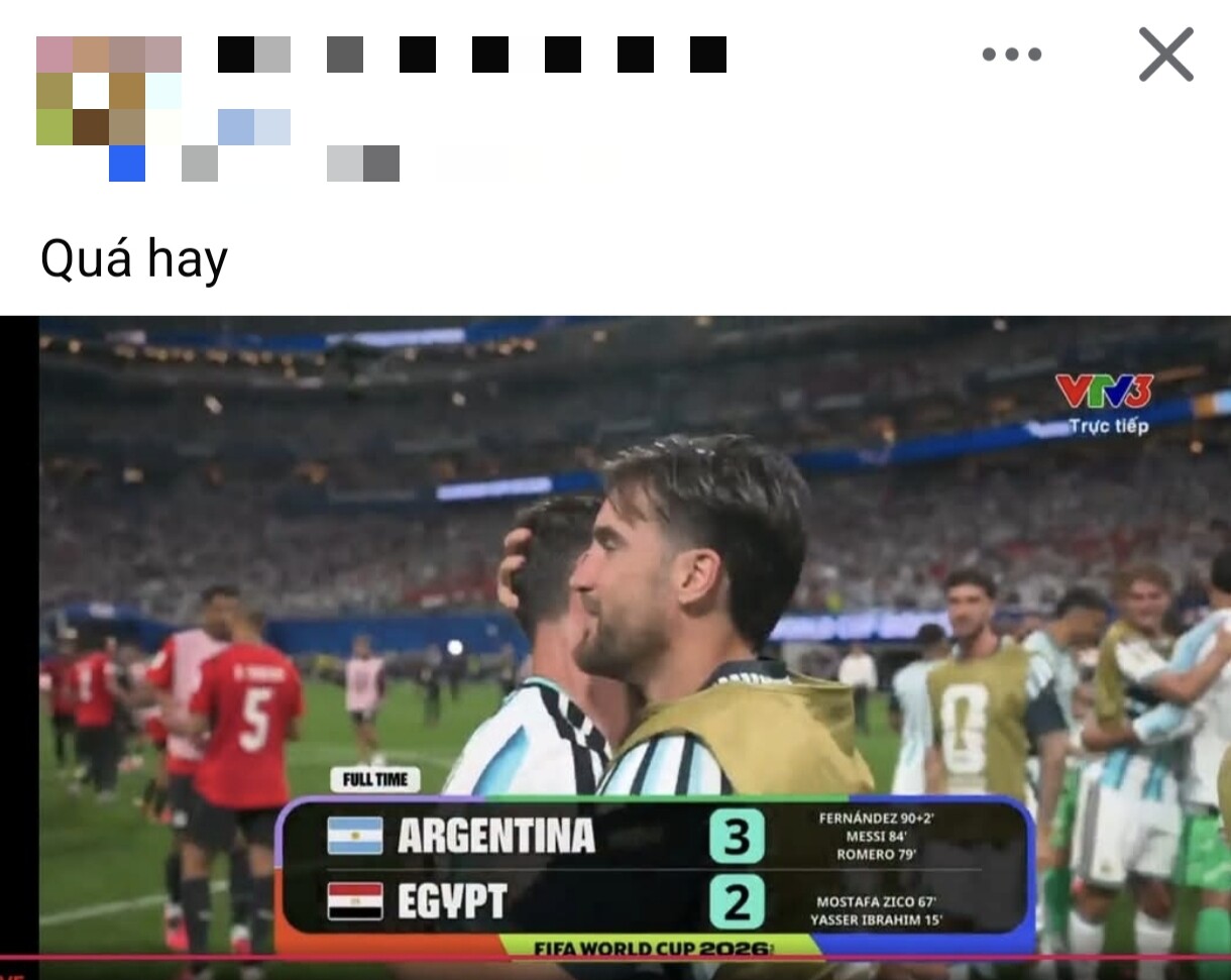 "Quá hay".