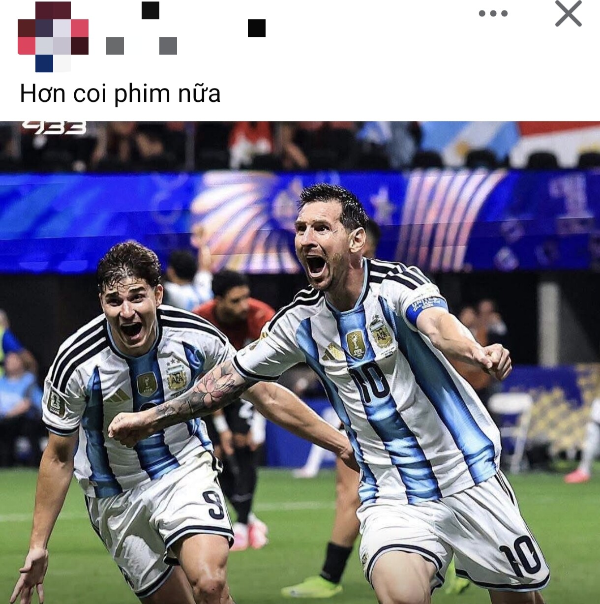 "Hơn coi phim nữa".